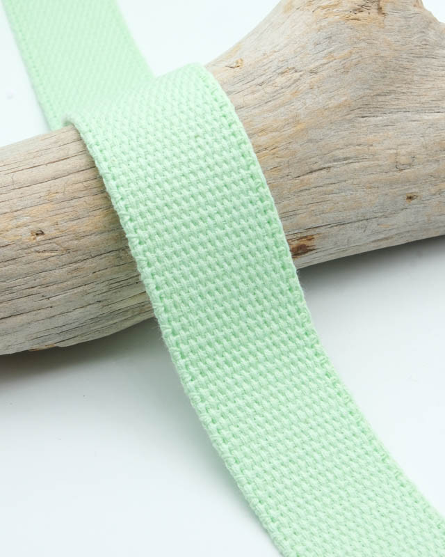 Sangle Coton 25MM vert menthe